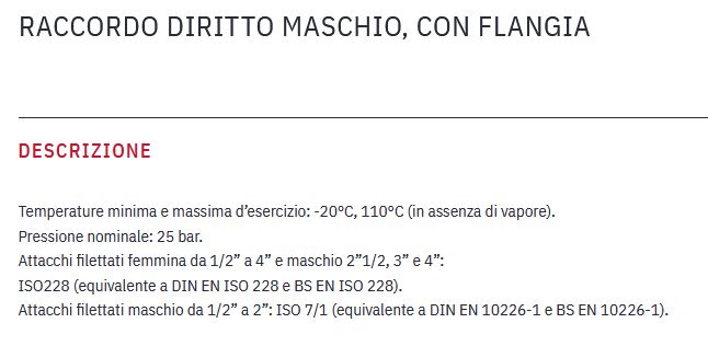 RACCORDO DIR MAS 75x2,1/2 