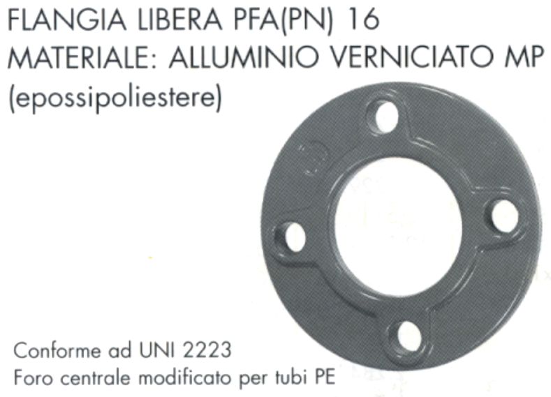FLANGIA PN 16 DN 50 x diametro  63