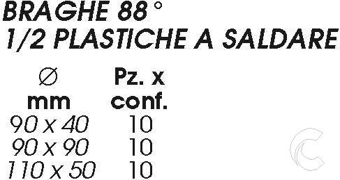 BRAGA 88,1/2 PL.SAL. 90x40