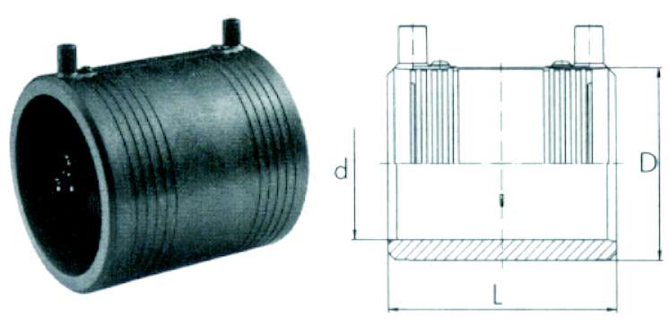 MANICOTTO ELETTROSALD diametro 110