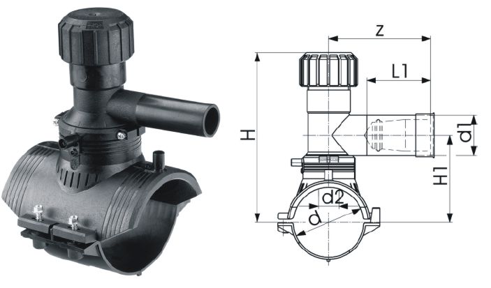 COLLARE PRESA GASTOP 50x32