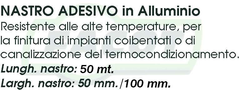 NASTRO ADES.ALLUMINIO 5x50