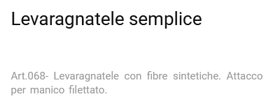 LEVARAGNATELE DERAGNATORE 