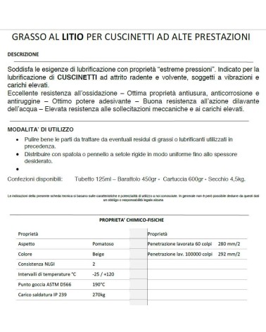 GF503 GRASSO CUSCIN LIT125