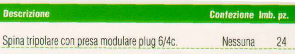 SPINA TRIPOLARE C/PRE PLUG