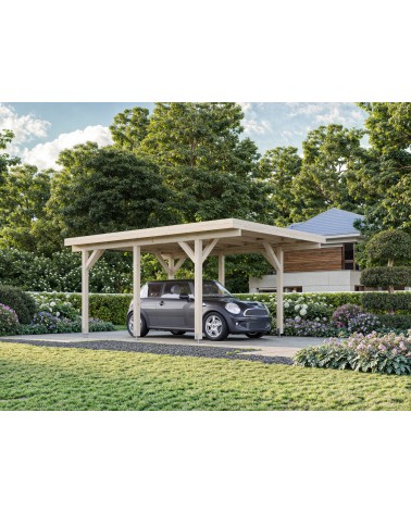CARPORT SINGOLO CON COPERTURA