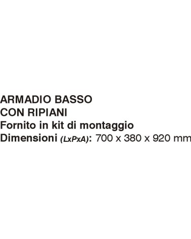 ARMADIO BASSO RES 70X39X92