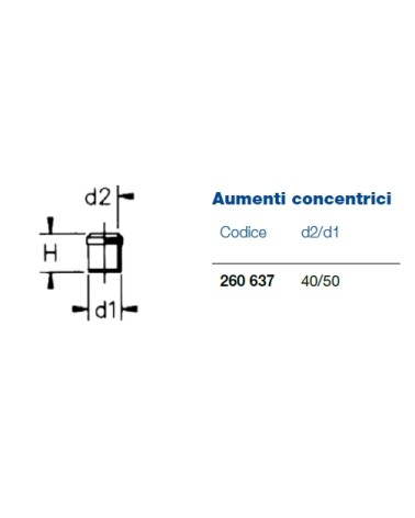 RIDUZ CONC SITECH+ M50XF40