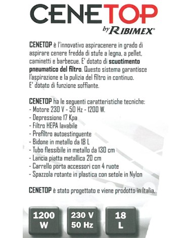 ASPIRACEN CENETOP 18L1200W
