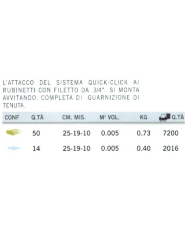 PRESA RUBINETTO 3/4       