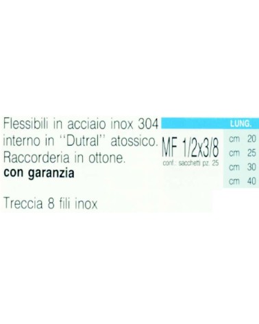 FLESSIBILE AC.M1/2xF3/8x20
