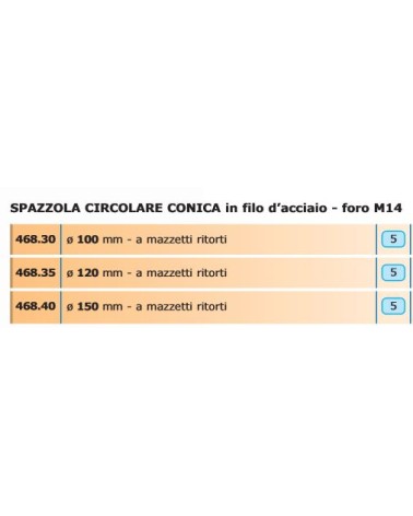 SPAZZOLA RITO 100 FORO M14