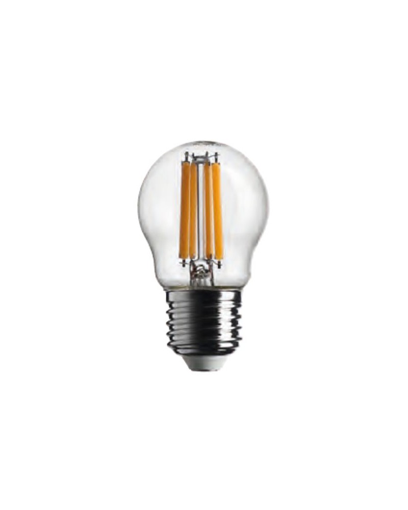 LAMP SFERA FIL E27 6.5W CA