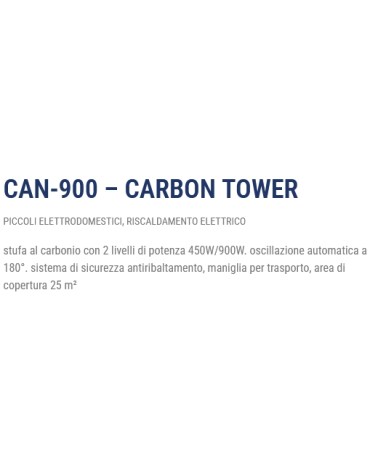 STUFA CARBON TOWER  900 W 