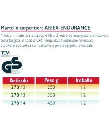 MARTELLO CARP MAN/PL 300GR