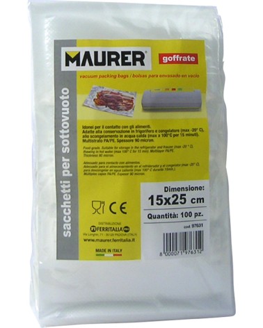 2 ROTOLI GOFFRATO PER SOTTOVUOTO 30CMx6MT