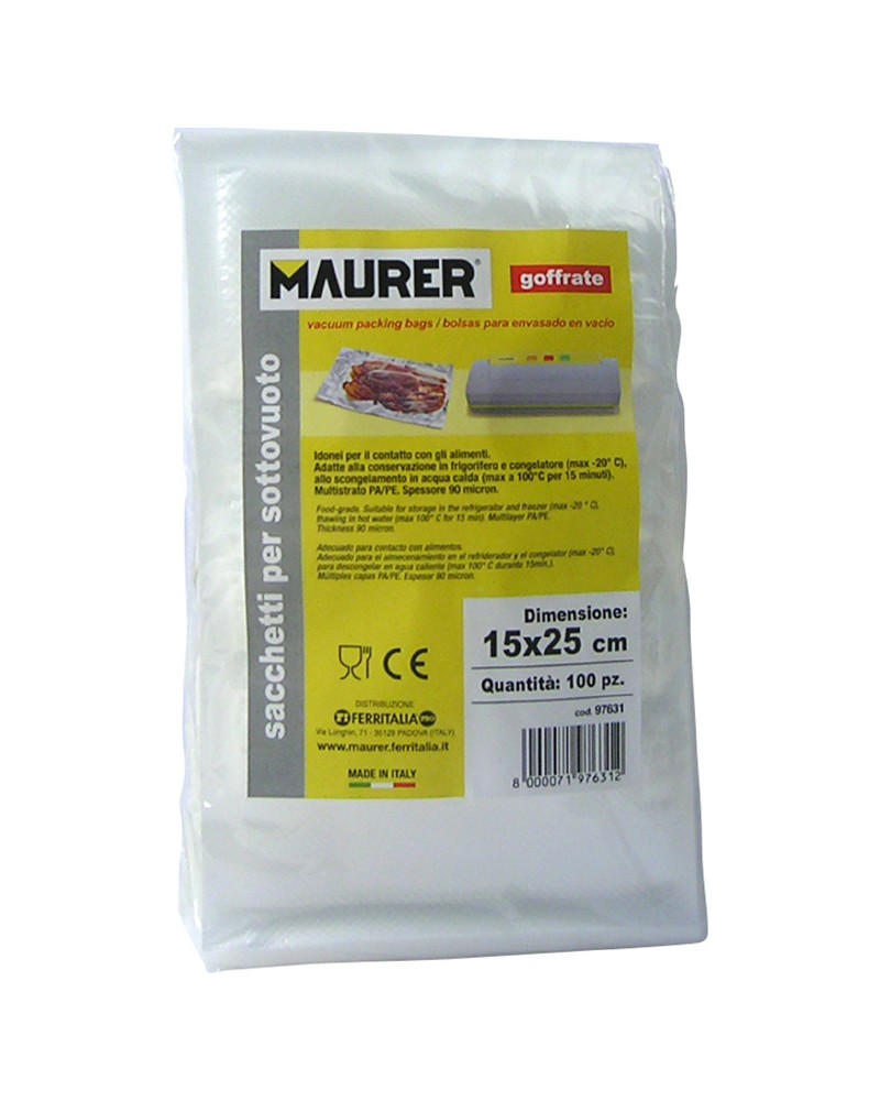 2 ROTOLI GOFFRATO PER SOTTOVUOTO 30CMx6MT