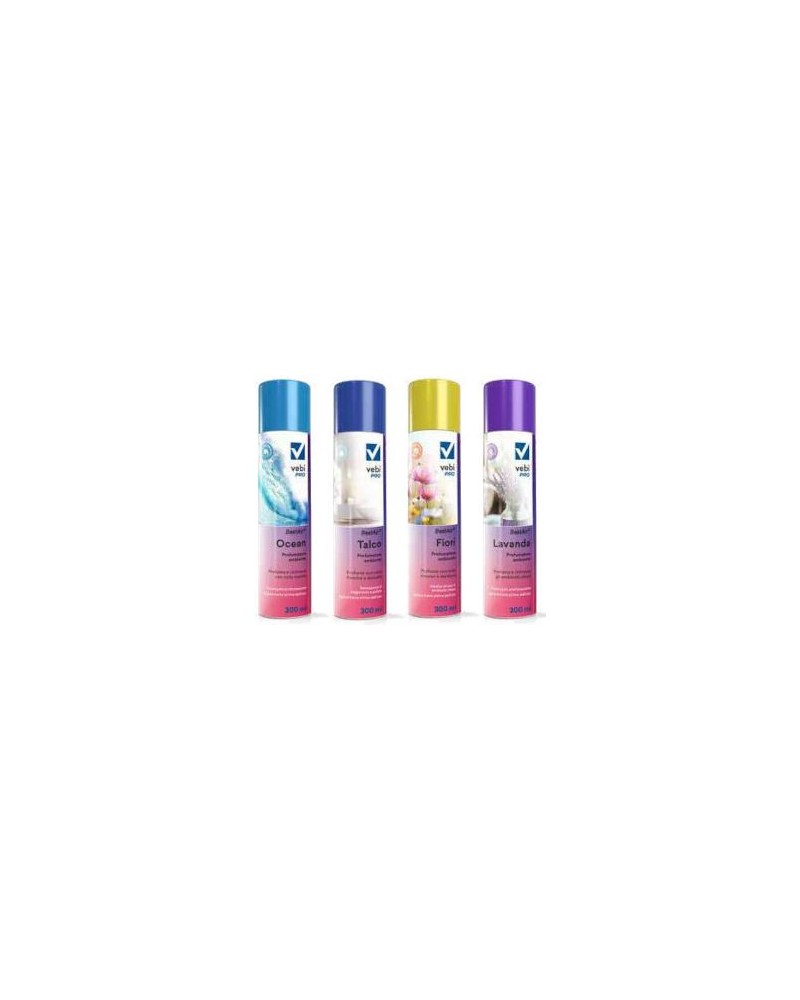 8214 DEODORANTE AMBIENTE SPRAY ML.300 VEBI PRO profumazione ocean / lavanda