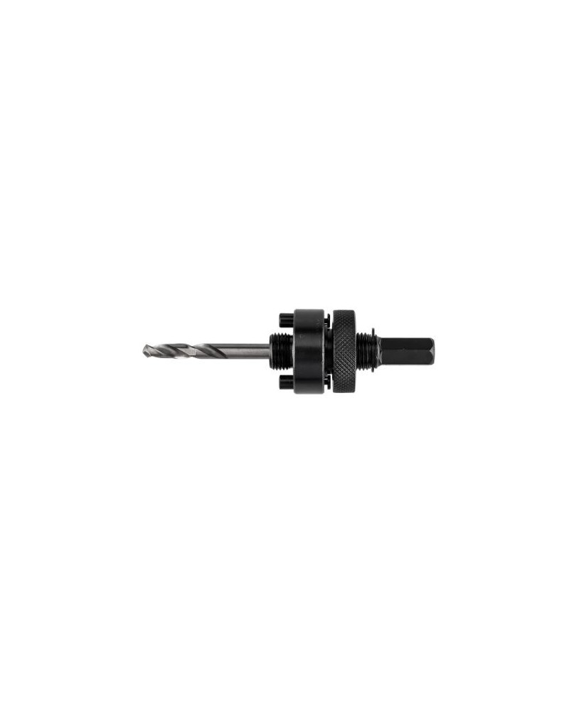 ADATTATORE CON PUNTA PILOTA PER SEGHE A TAZZA BIMETALLICHE 32-152 MM, ATTACCO ESAGONALE - GRAPHITE ART. 56T754