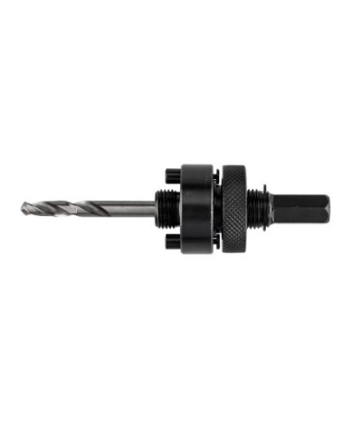 ADATTATORE CON PUNTA PILOTA PER SEGHE A TAZZA BIMETALLICHE 32-152 MM, ATTACCO ESAGONALE - GRAPHITE ART. 56T754
