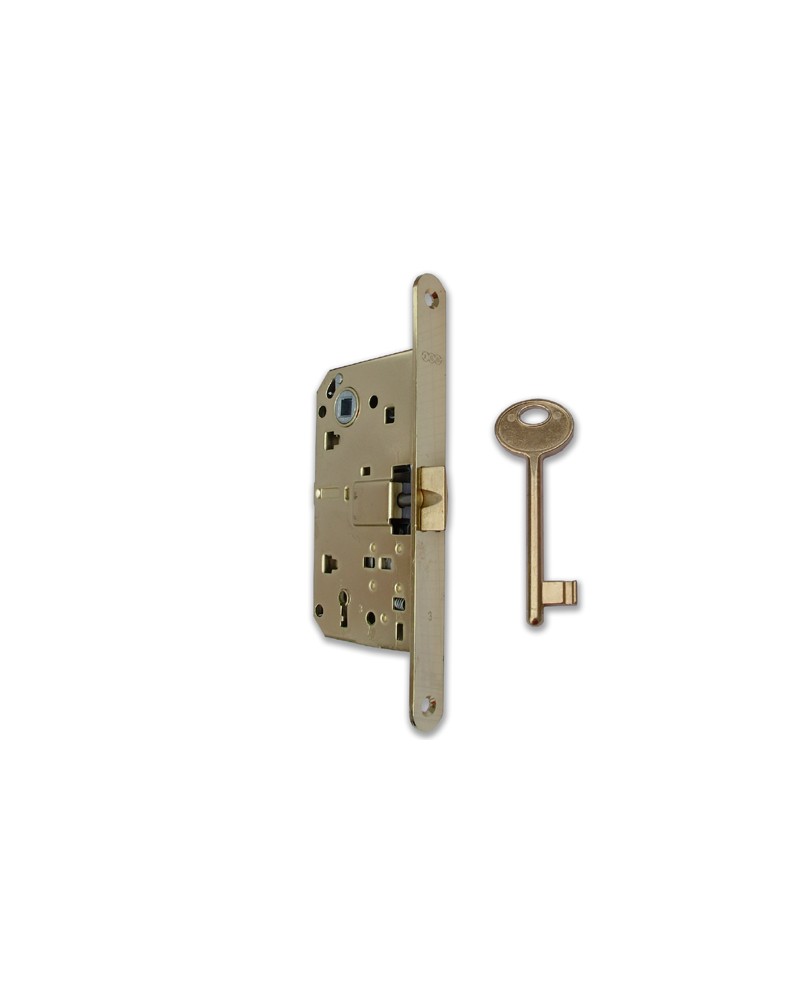 AGB 1101 SERRATURA PATENT MEDIANA E50 F18 BRONZATA OTTONATA