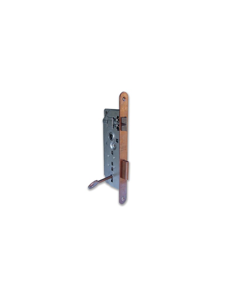 AGB 591 SERRATURA PATENT GRANDE E45 F22 BORDO TONDO OTTONATO