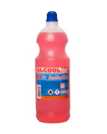 ALCOOL ETILICO DENATURATO 99.9°C 1LT DR. BATTESTINI