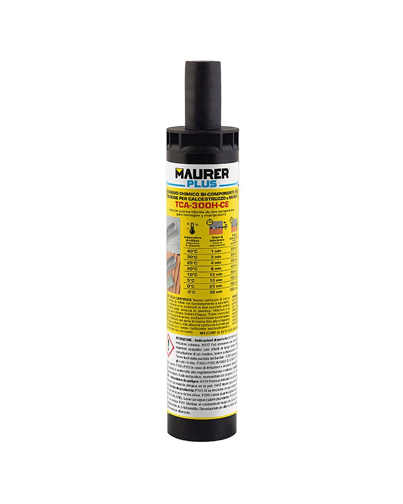 ANCORANTE CHIMICO BICOMPONENTE IBRIDO MPLUS 300ML MAURER TCA-300H-CE