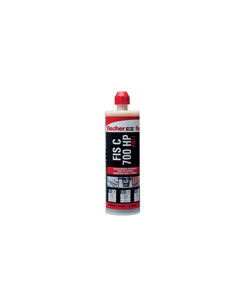 Ancorante chimico FIS C700HP in vinilestere ibrido,senza stirene, in cartuccia coassiale 410ML