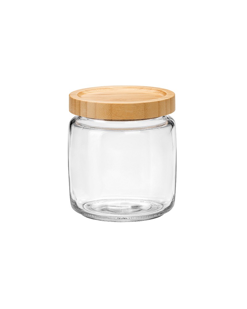 BARATTOLO GIARA IN VETRO 0,75LT BAMBOO TRASPARENTE BORMIOLI