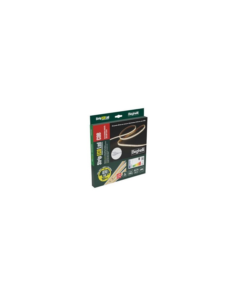BEGHELLI STRIP LED 230V-10W IP65-4000K - 2 MT