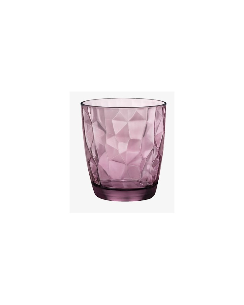 BICCHIERE ACQUA DIAMOND 6 PEZZI  CL30 ROCK PURPLE BORMIOLI ROCCO