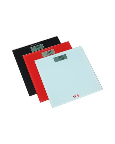 BILANCIA PESA PERSONE Ultra slim. Pedana in vetro temperato. Sensori di precisione . Capacita' 180kg divisione 100gr. Colori bia