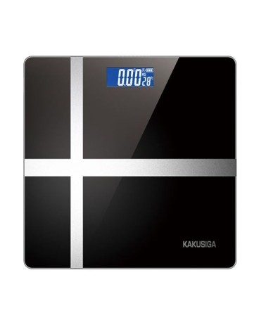 BILANCIA PESAPERSONE KAKUSIGA NERA CON DISPLAY LCD 180KG