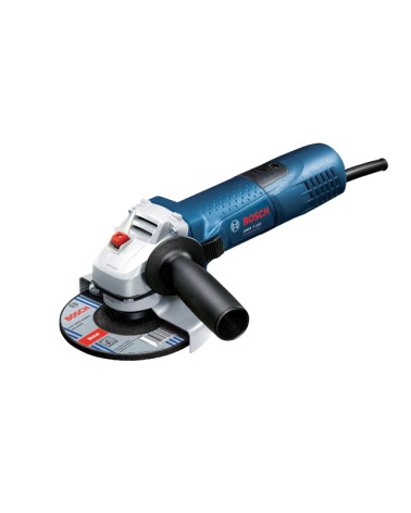 Bosch smerigliatrice GWS 7-115. Potenza ass. 720w. Disco da 115 mm. Bloccaggio dell'alberino. 11,000 giri/min. a vuoto. Interrut