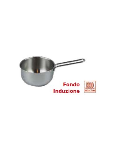 CASSERUOLA CON MANICO  INOX CM.16 F/NORMALE 152-16LE DAISY