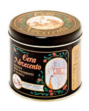 CERA 900 SOLIDA PER PAVIMENTI E MOBILI  COLORE NOCE SCURO ML 500 ART. Y93cera in pasta a base di solvente, contiene cera d'api e