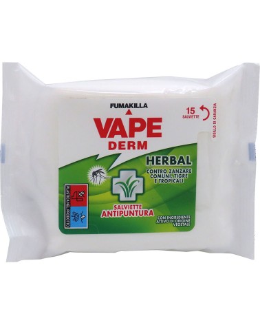 CF.15 SALVIETTE ANTIPUNTURA VAPE DERM HERBAL
