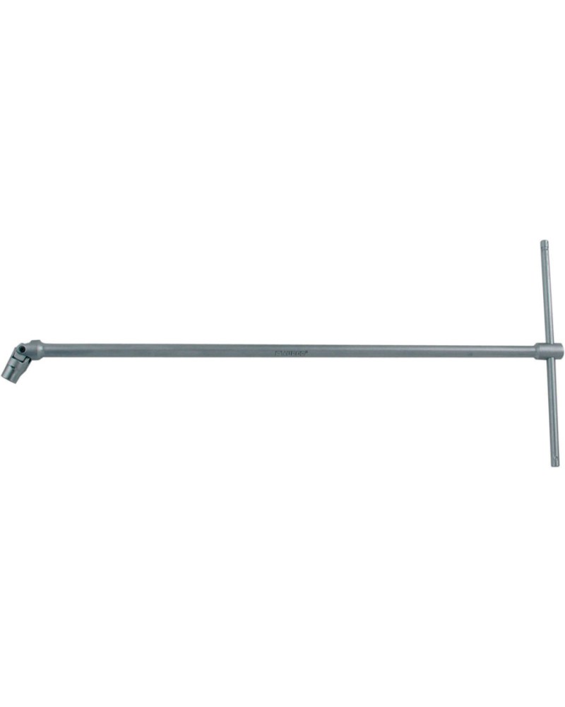Chiave a T mm12X450 Quadro F 3/8 con bussola esagonale snodata MAURER PLUS