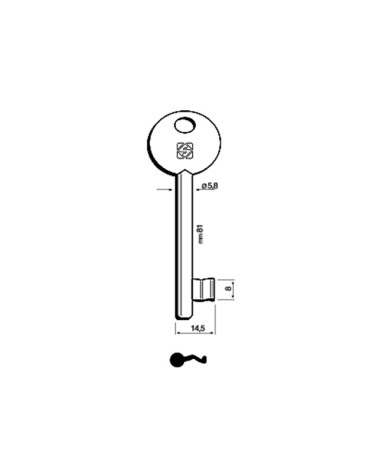 CHIAVE PATENT 6EK1