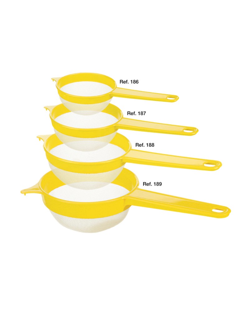 COLINO A RETE IN PLASTICA CM12ideale per filtrare e setacciare,lavastoviglie OK,  COSMOPLAST ART.  189
