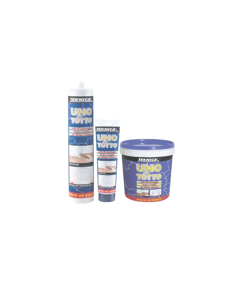 COLLA DI MONTAGGIO UNO PER TUTTO 240GR CON CLOROCAUCCIU'  TEKNICA PER ESTERNI ART. TK03-0010