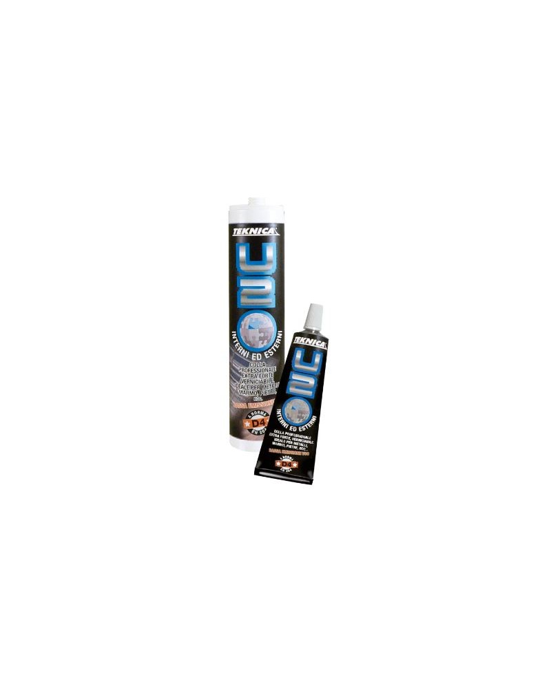 COLLA POLIURETANICA U2 TEKNICA PER INTERNI / ESTERNI VERNICIABILE, EXTRA FORTE 280ML D4 ART. 03-0001