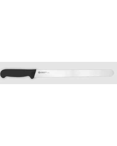 COLTELLO PANETTIERE MICRODENTATO MANICO NERO linea SUPRA CM26 4D AMBROGIO SANELLI