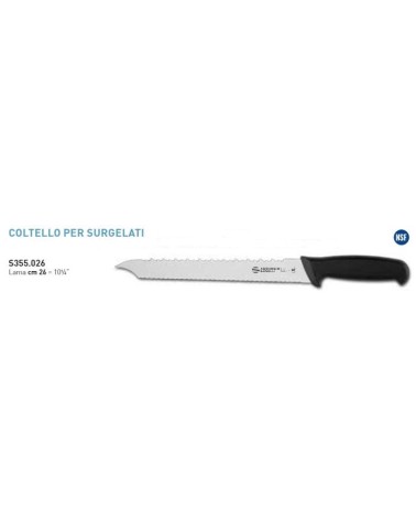COLTELLO PER SURGELATI SUPRA CM.26 AMBROGIO SANELLI COD.5355.026