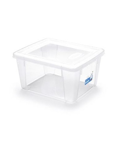 CONTENITORE SCATOLA MULTIUSO VISUALBOX S 2LT cm.19x16xh10 STEFANPLAST