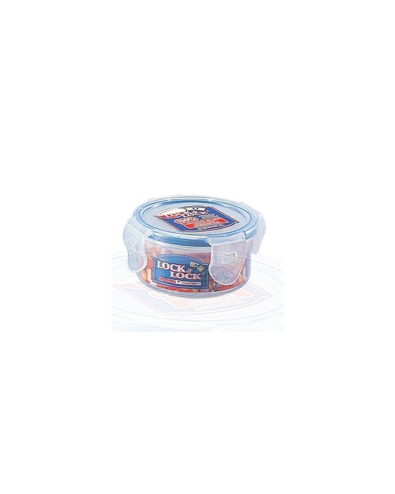 CONTENITORE TONDO BASSO ERMETICO ADATTO PER FREEZER E MICROONDE E LAVASTOVIGLIE, NON ADATTO PER FORNO  LT 0,1  LOCK & LOCK