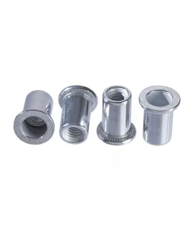 DADI PER RIVETTI IN ALLUMINIO M5 20 PEZZI ART. 43E135 TOPEX