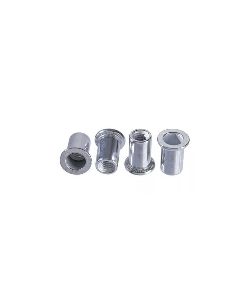 DADI PER RIVETTI IN ALLUMINIO M6 20 PEZZI ART. 43E136 TOPEX