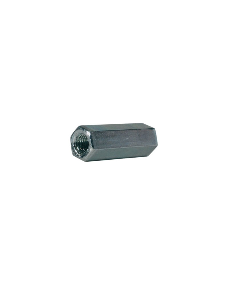 DADO ESAGONALE LUNGO ZINCATO DI GIUNZIONE M12 19X50MM